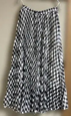 アメリカンホリック チェック柄 ロングスカート
