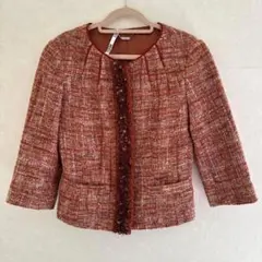 ツイード テーラードジャケット