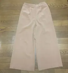 【PLST】プラステ　ワイドパンツ　ベージュ　オールシーズン　美品