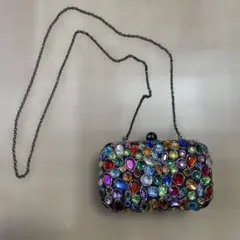 お値下げいたしました♪SANTIビジュークラッチバッグ