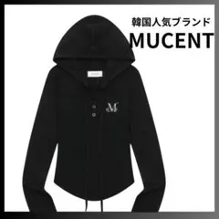 【週末限定価格】MUCENT ブラック フード付きパーカームセント　人気商品