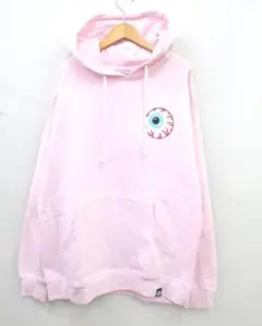 美品 MISHKA ミシカ ロゴプリント パーカー