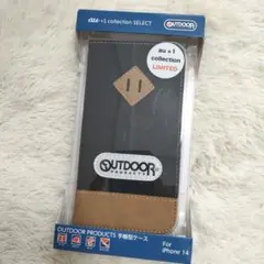 iPhone13/14 ケース OUTDOOR 手帳 アウトドア