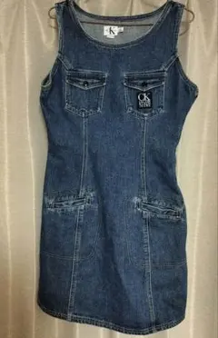 【希少】Calvin Klein Jeans 99sデニムタンクワンピース