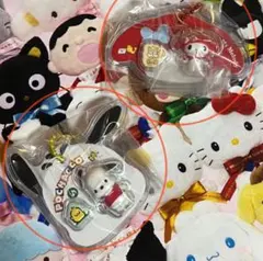 サンリオキャラクターズ パッケージチャーム マイメロディ ポチャッコ 赤のサムネイル