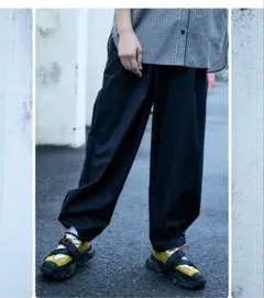 ナゴンスタンス　タックテーパードパンツ　nagonstansのサムネイル