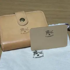 IL BISONTE 二つ折り財布 ナチュラルレザー