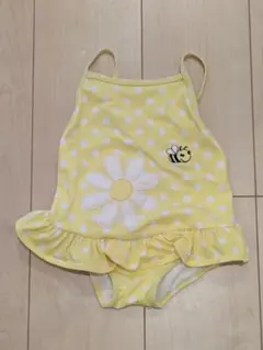 新品未使用　GYMBOREE　ベビー水着　18-24ヶ月　イエロー　水玉　女の子