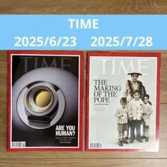 アメリカ　米情報誌　TIME 2025/6/23 2025/7/28
