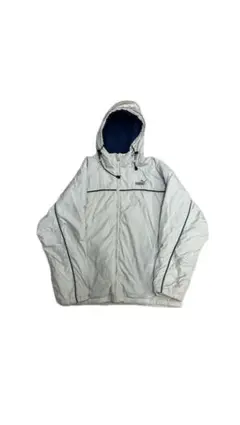 PUMA フード付き ナイロンジャケット 白 マウンテンパーカー