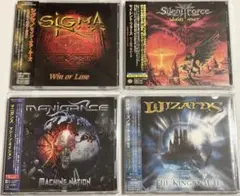 サイレントフォース、マニガンス、ウィザーズ等　パワーメタル系 CD4枚セット