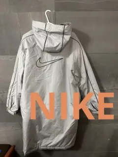 90s NIKE フード付きベンチコート　ビックスウォッシュ