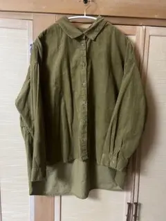 cloudnine（クラウドナイン）シャツ　コーデュロイ　カーキ