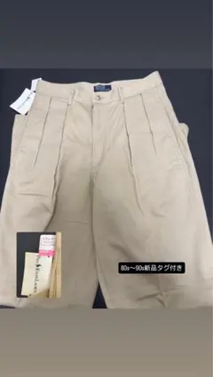 POLO Ralph Lauren 80s 90s チノパン　新品タグ付き