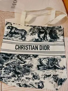 CHRISTIAN DIOR トートバッグ 動物柄未使用