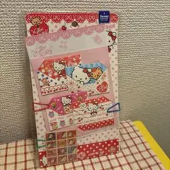 キティ　レトロ　ミニレターセット　手紙　メモ　サンリオ