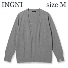 INGNI【M】ロングトッパーカーディガン グレー アクリル100% 冷房対策のサムネイル