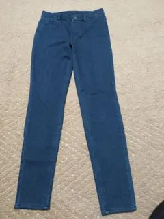 UNIQLO ヒートテックウルトラストレッチレギンスパンツ/デニム ブルー M