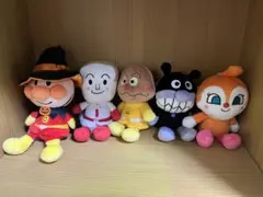アンパンマン ぬいぐるみ 5体セット ハロウィン