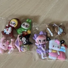 キャラクター型デコレーションパーツ7個セット