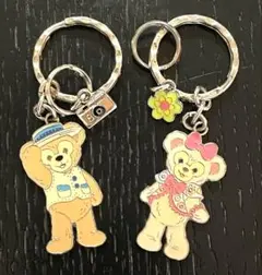 TDS ダッフィー　シェリーメイ　スプリングヴォヤッジ　キーホルダー ペア
