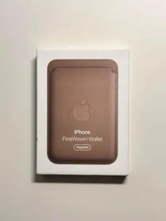 【新品・箱なし】純正 MagSafe対応 ファインウーブンウォレット・トープ③