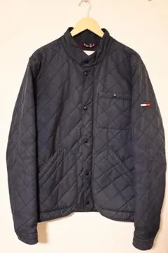 【XXL】Hilfiger Denim キルティングジャケット ネイビー メンズ