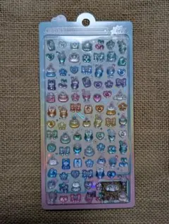 ボンボンドロップシール　イッツミニ シール　ステッカー　リボン　ハート　スイーツ