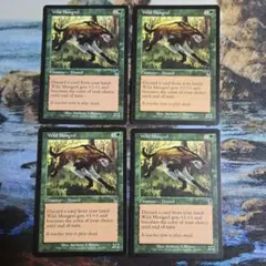 MTG　野生の雑種犬/Wild Mongrel　英語　４枚セット