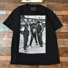 ビンテージ　古着　RUN-D.M.C. ラップ　メンズ　半袖tシャツ　黒　M