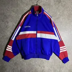 【激レア80-90s】デサント製アディダストラックジャケット ジャージ 身幅広め