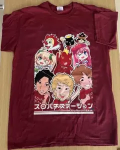 スロパチステーション Tシャツ 赤 - メルカリ