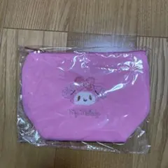 マイメロ刺繍入りもこもこポーチ