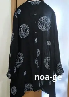 noa-ge ノアージュ シャツワンピース チュニックブラウス