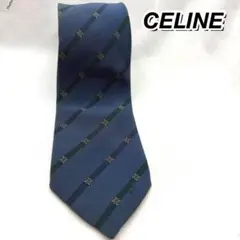 【大幅値下げ‼️】CELINE ストライプ シルク ネクタイ