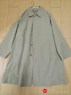 無印 メンズ ベージュ ステンカラーコート Mサイズ 美品 春コート