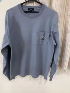 BEAMS HEARTブルー L サーフベア Tシャツ