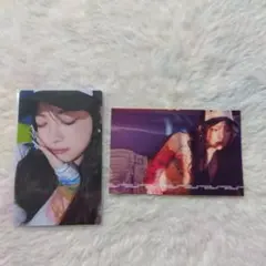 LESSERAFIM ウンチェ　アルバム封入　トレカ　　特典ステッカー　セット