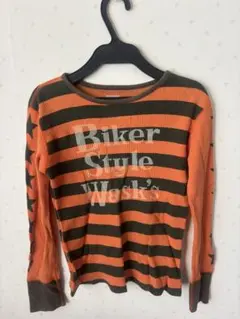 Biker Style Works 長袖カットソー オレンジ