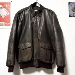 美品 80s L.L.BEAN A-2 ジャケット　A2 44 レザージャケット
