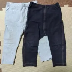ユニクロ80cmレギンス2枚組のサムネイル