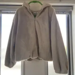 continuuer de NICE CLAUP フード付きボアジャケット