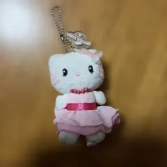 ユニバ　ハローキティ マスコット ピンクドレス