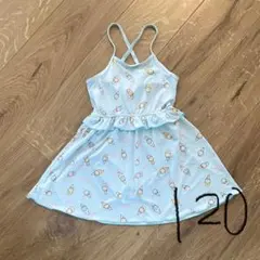 【美品】キッズ 水着 すみっコぐらし 水色 120cm