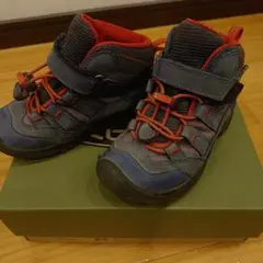 KEEN DRY アウトドアシューズ ネイビー/レッド
