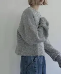 DRESSLAVE シルバーラメ　セーター
