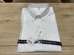 ユニクロYシャツ　長袖　Lサイズ　ホワイト