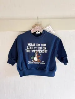 CHERIER ネイビー トレーナー 80cm