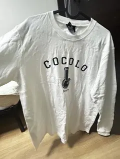 COCOLO ロングスリーブTシャツ L ホワイトのサムネイル