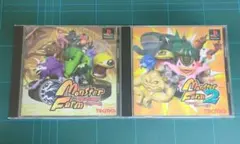 モンスターファーム1&2 ps1 動作品　テクモ プレステ1ソフト まとめ品